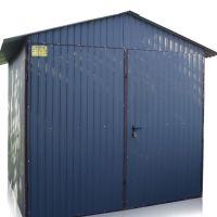 Plechová garáž 2,5×5 sedlová strecha