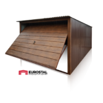 Plechová garáž 3x5 so spádom strechy dozadu