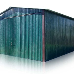 Plechová garáž 4×6 sedlová strecha