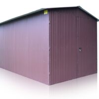 Plechová garáž 3×5 sedlová strecha