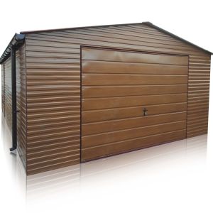 Plechová garáž 5×7 sedlová strecha – Zlatý Dub