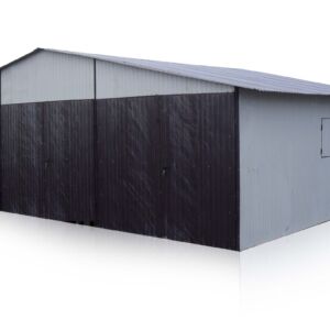 Plechová garáž 9×6 sedlová strecha