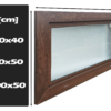 Okno PVC 100×50/80×50/60x40cm